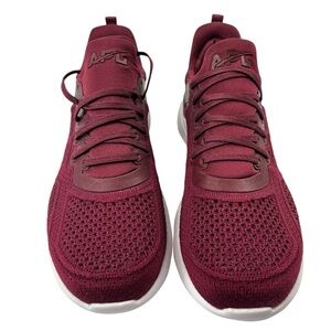 APL TechLoom Tracer Knit Low Top Shoe Burgundy Women 8.5 39 New Without Box
